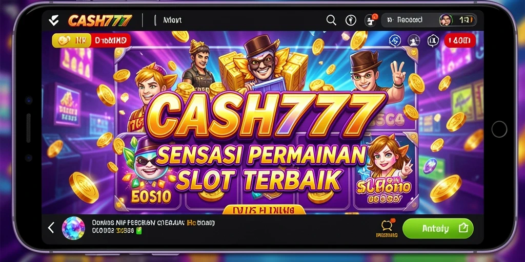 Tampilan menarik dari gameplay Slot CASH777 yang memikat.