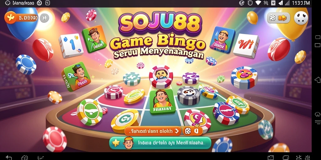 Screenshot gameplay Bingo SOJU88 yang menarik dan seru.